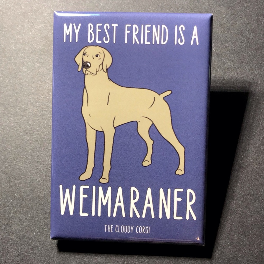 Weimaraner Magnet, Handmade Dog Gifts & Home Decor